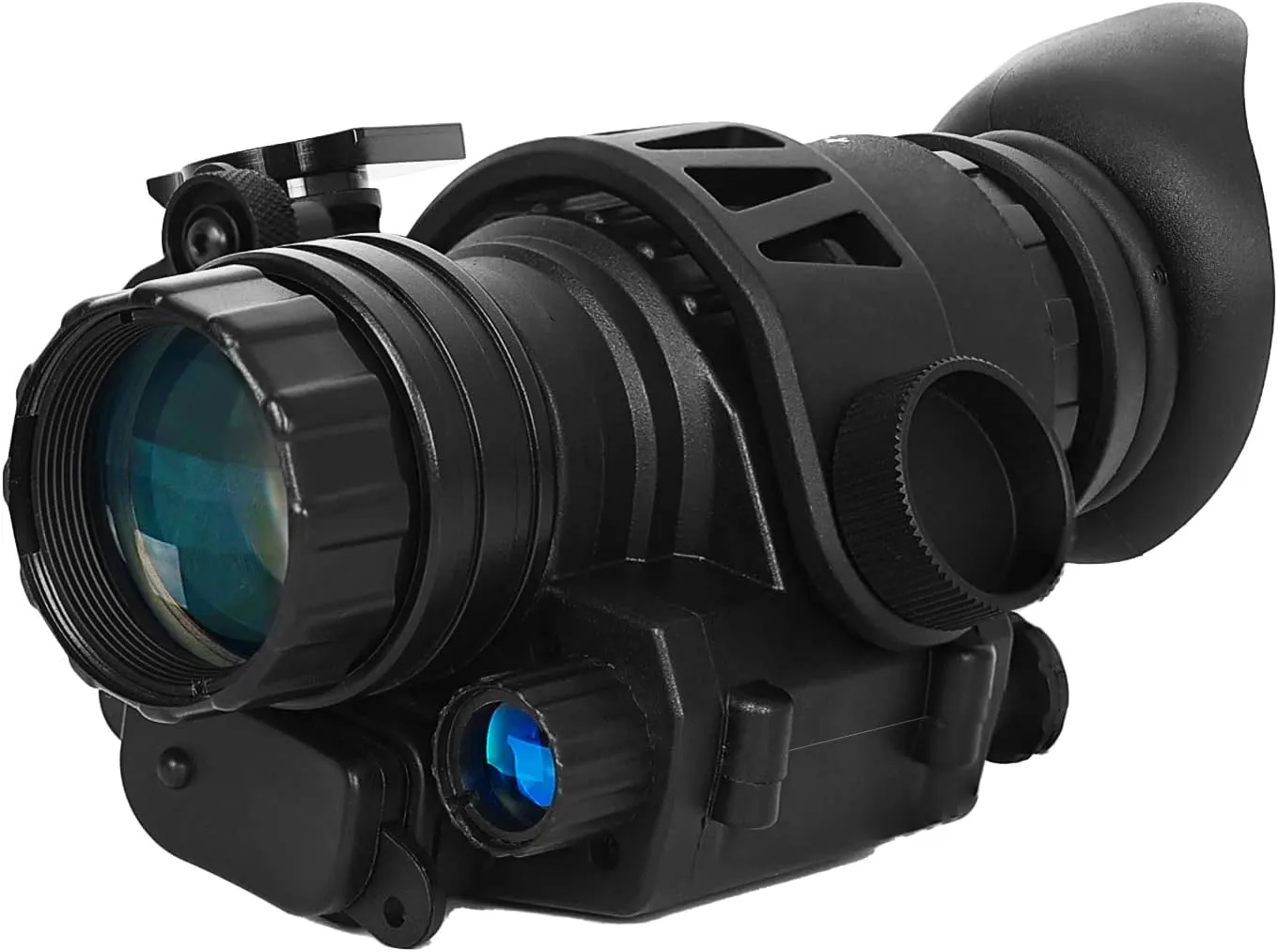PV4X32 4X Digital Night Vision Scope - Infrared Head-Mounted Night Vision Goggles with HD Recording, 200m Range, Adjustable Reticle, Day & Night Use for Hunting, Air Rifles & Tactical Missions