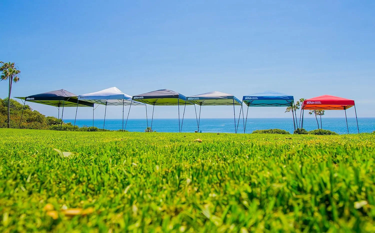 Quik Shade Solo Steel 64 10'x10' Instant Canopy, midnight blue, 164184