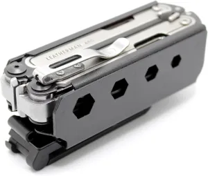 RAE Gear ARC Sheath w/BIT KIT Slot Compatible with Leatherman ARC Multitool & Bit kit Universal Belt Size & ROTATABLE Belt Clip (Tool & bits NOT Included)