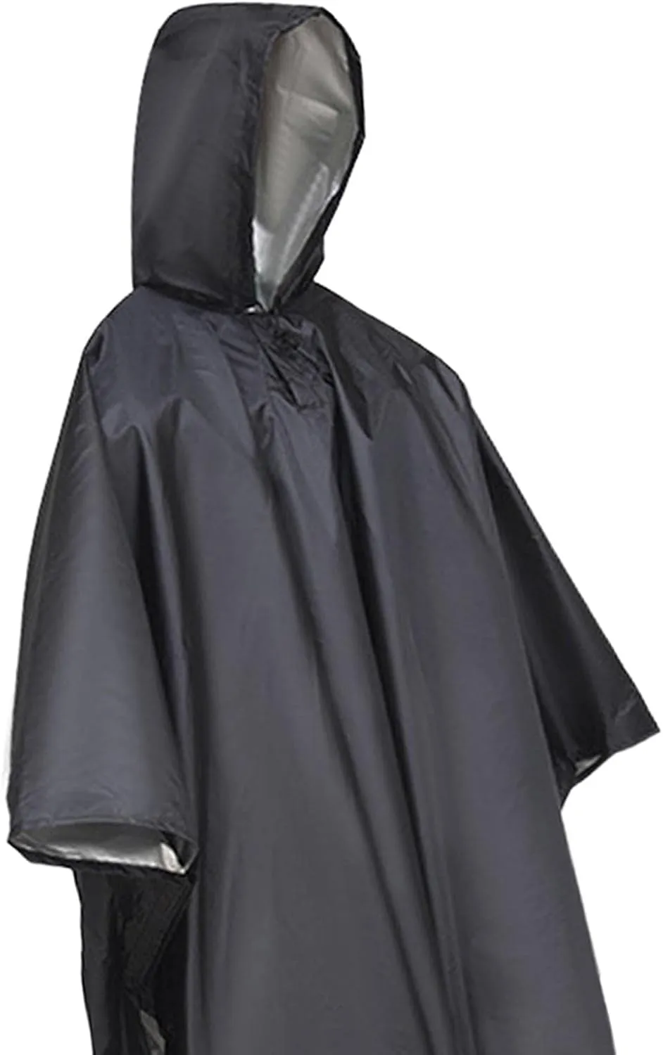 Rain Poncho for Outdoor Use, Reusable Jacket and Shelter