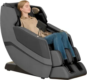 Real Relax SL Track Massage Chair Full Body, Zero Gravity Recliner, 16 Massage Modes, Bluetooth Speaker, Foot Massage Rollers and Heating, Favor 27 Black