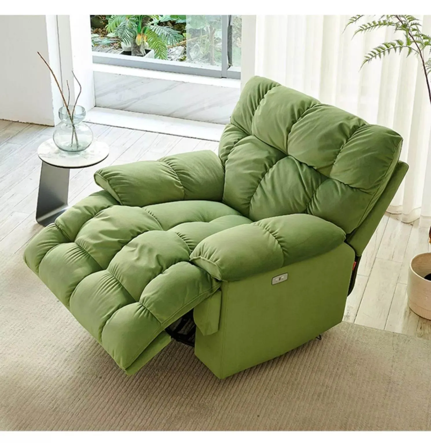 Reclining Massage Rocking Chair - Comfortable Relaxation Seat