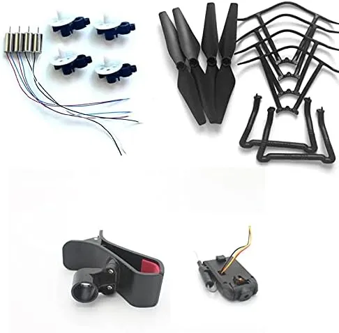 Replacement Part For S5C S5 S5H Drone Repuesto Parts Motop Motors Gear Principal Protector Propeller Helicopter Spare Parts - (Color: 4)