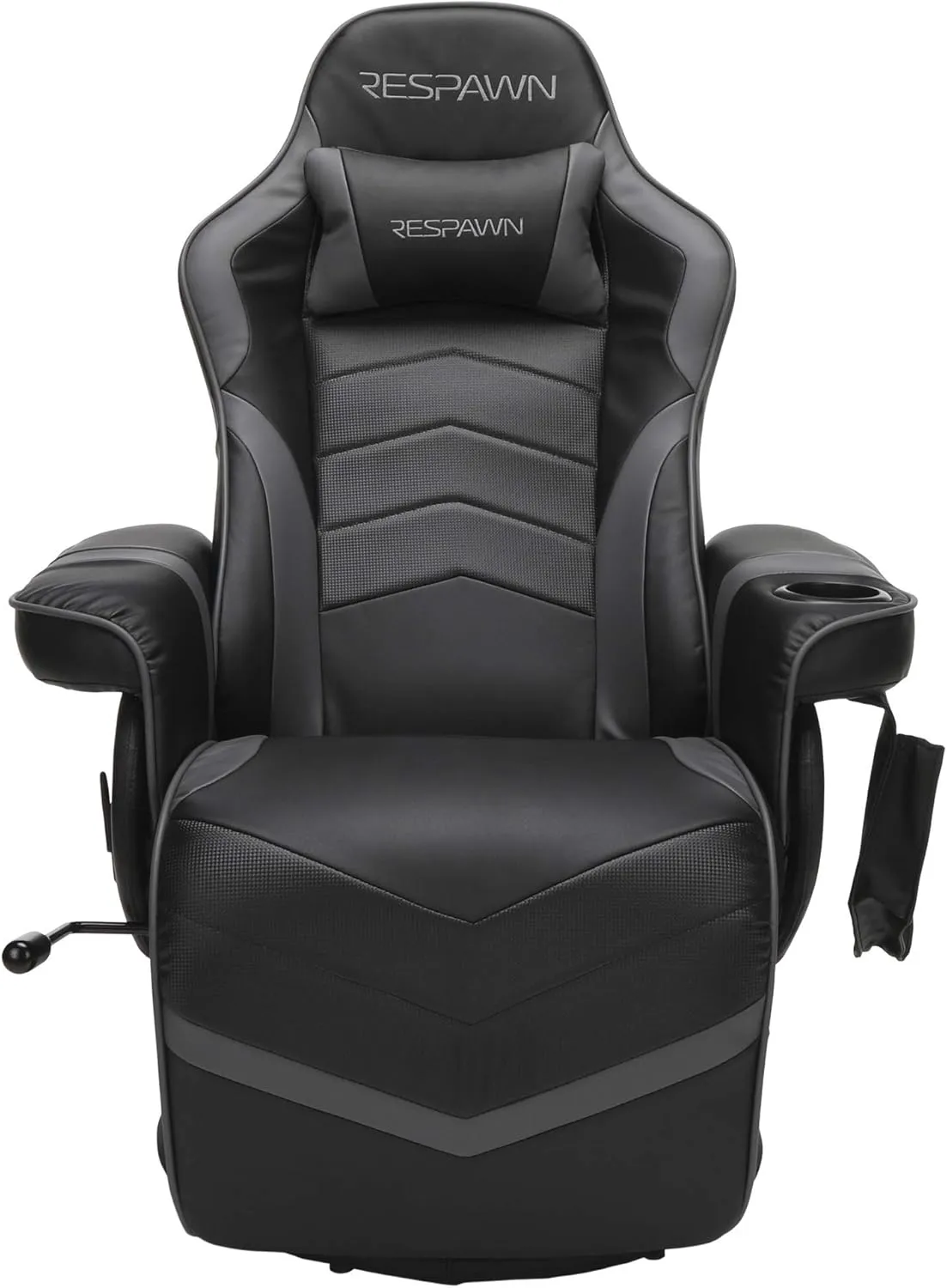 RESPAWN 900 Racing Style Gaming Recliner, Reclining Gaming Chair, in Gray RSP 900 GRY