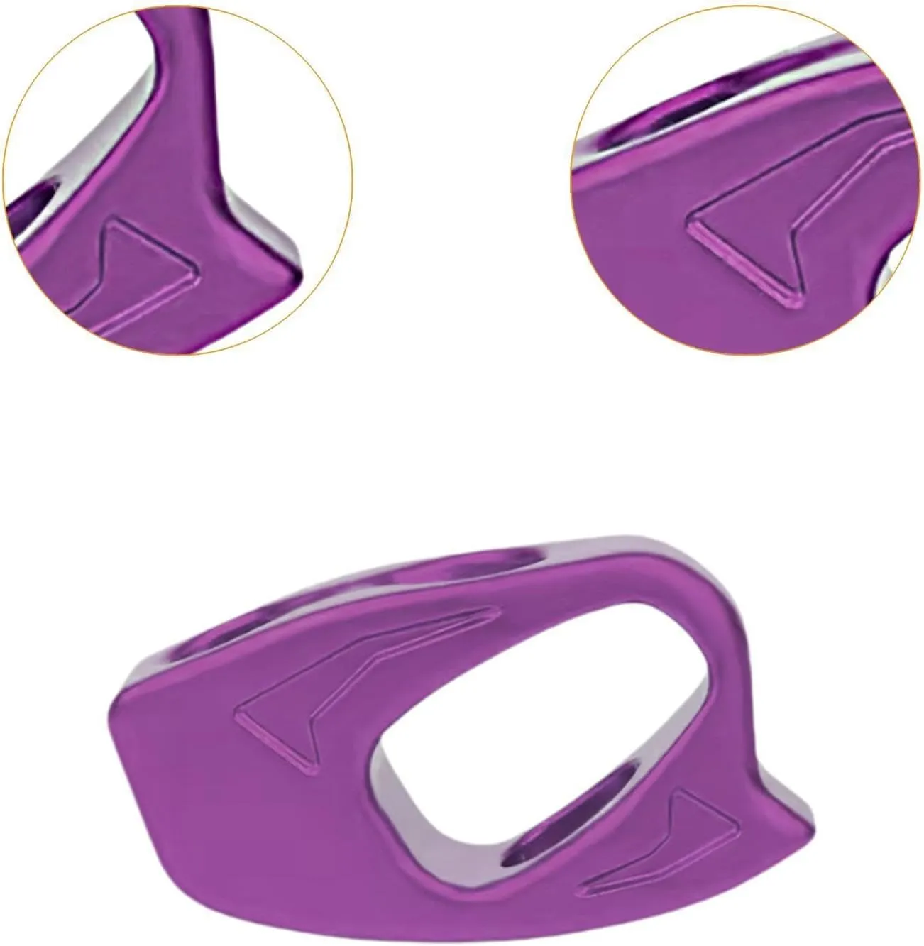 Rock Climbing Ascender Fall Protector 8.9kN Holder Aluminum Rope Grab Climbing Equipment for Outdoor Activities