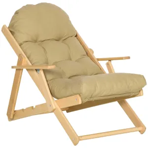 Rootz Accent Chair - Relax Chair - Upholstered Armchair - Adjustable Comfort - 71x89x96 cm - Foldable Design