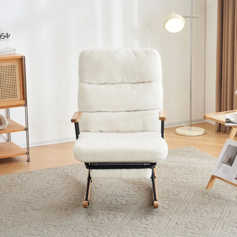Rootz Ergonomic Rocking Chair - Recliner - Lounge Chair - Optimal Comfort - 58cm x 102cm x 100cm
