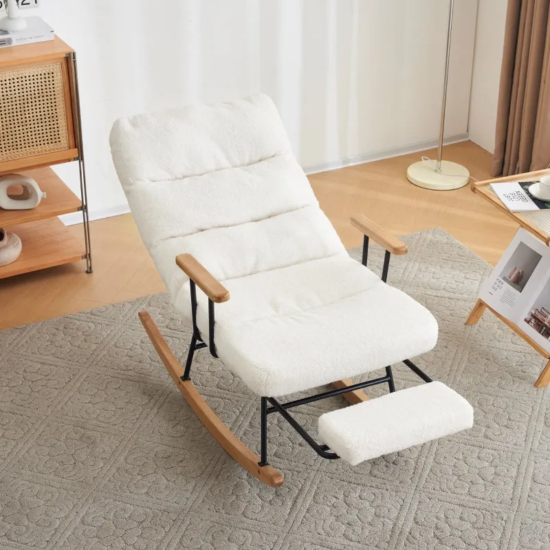 Rootz Ergonomic Rocking Chair - Recliner - Lounge Chair - Optimal Comfort - 58cm x 102cm x 100cm