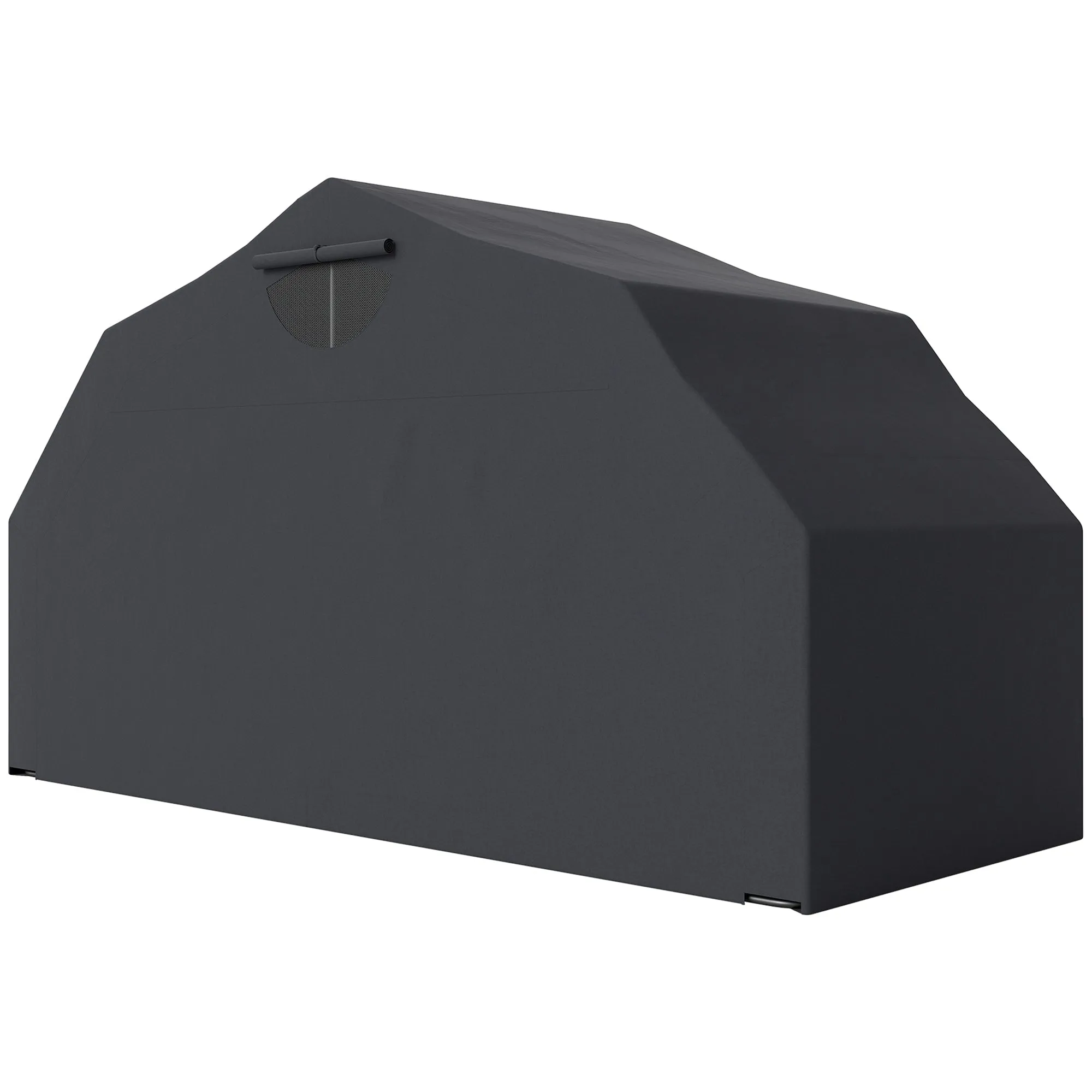 Rootz Motorcycle Cover Tarpaulin - Waterproof Cover - Outdoor Shelter - UV Resistant - 345cm x 135cm x 191cm