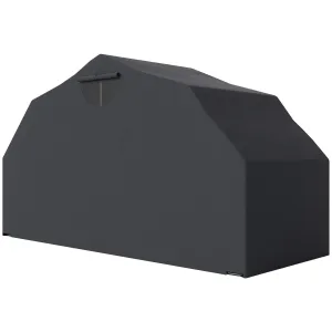 Rootz Motorcycle Cover Tarpaulin - Waterproof Cover - Outdoor Shelter - UV Resistant - 345cm x 135cm x 191cm