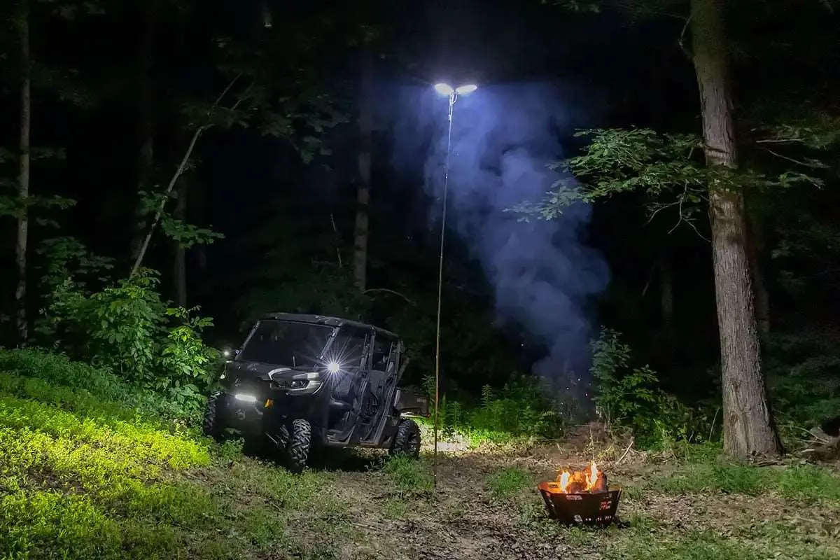 Rough Country Telescoping Campsite LED Light Kit (12v)
