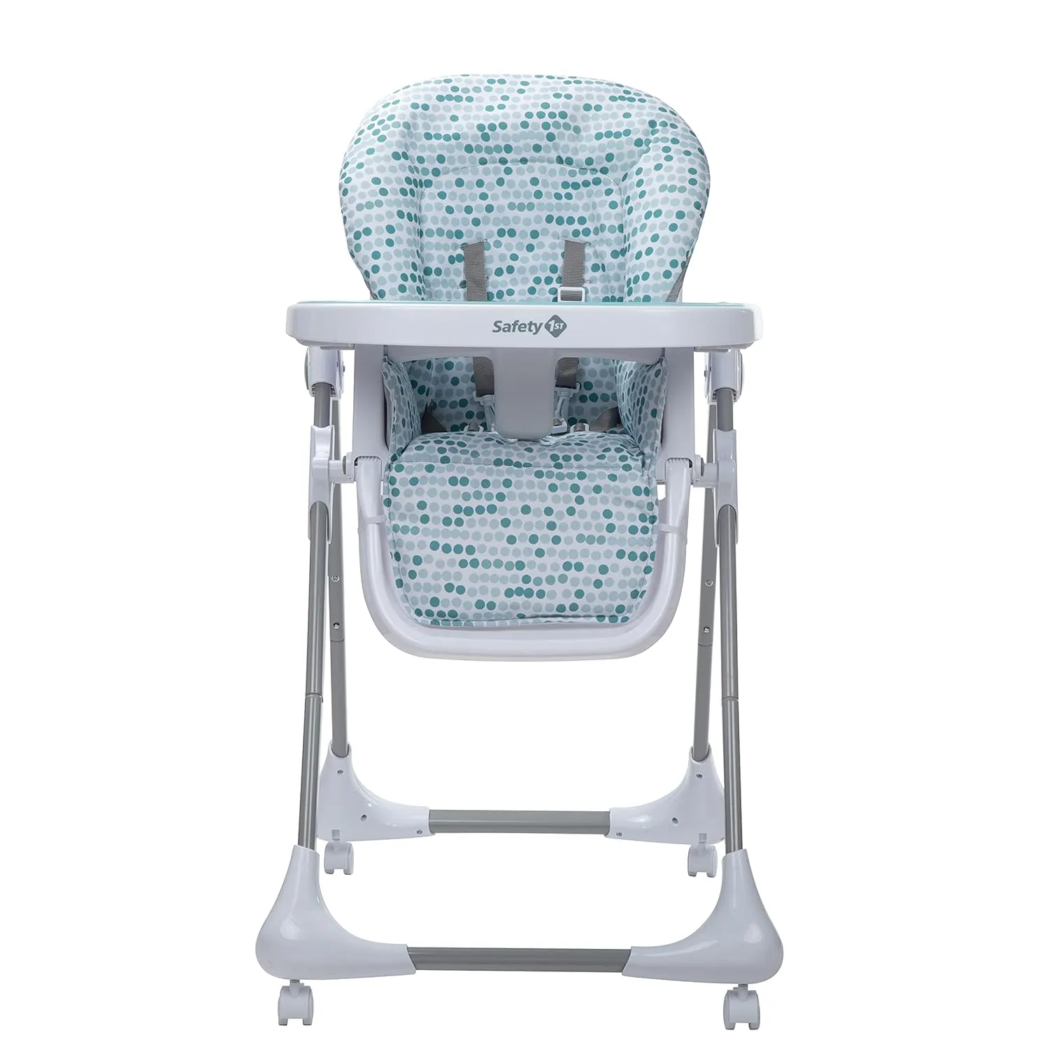Safety 1st High Chairs for Babies and Toddlers, 3-In-1 Grow and Go with Tray and Adjustable Seat, Raindrop