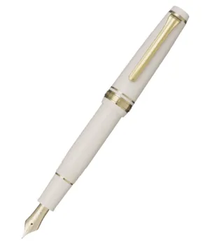 Sailor Pro Gear Slim Mini Fountain Pen - Beni White - MF