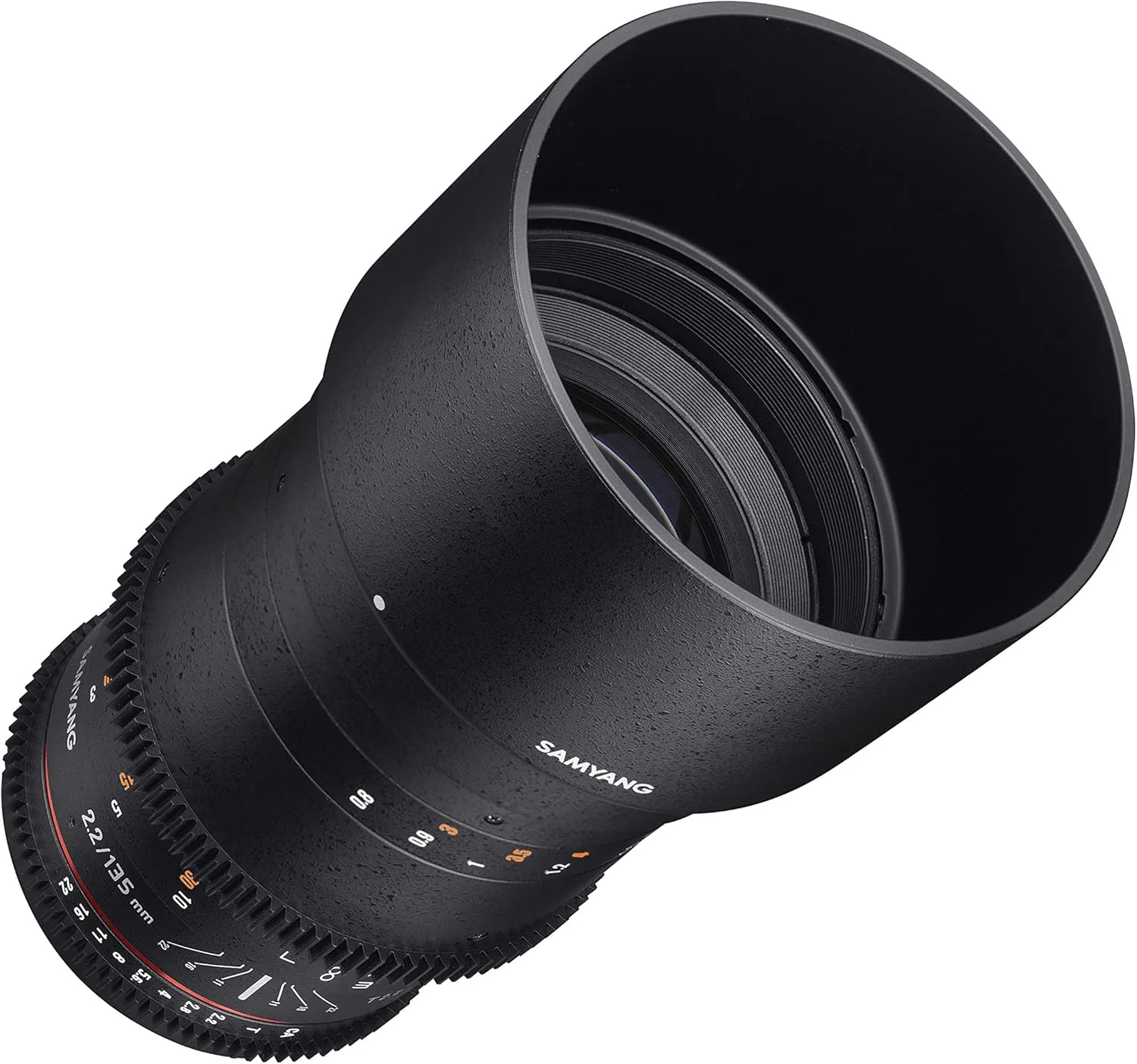 Samyang SYDS135M-N VDSLR II 135 mm f/2.2-22 Telephoto-Prime Lens for Nikon F Mount Digital SLR Cameras