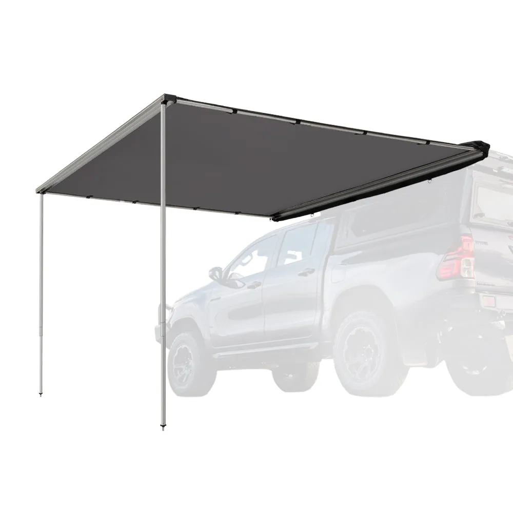 San Hima Car Side Awning Pull-out Telescoping Poles Waterproof Car Shade