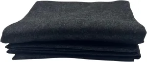 Sandhill Tools 2 Pack of Rescue Survival First Aid Blanket 80 x 40 Inches, Emergency Poly Blend Fleece for Camping, Traveling and Homeless Shelters