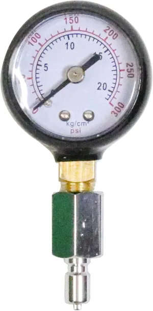 Scuba Choice 1.5" Regulator Intermediate Pressure Checker Gauge - 300 PSI, Accurate Diving Pressure Test Tool for Regulator Maintenance & Safety - Compact, Lightweight, Easy-to-Use Design