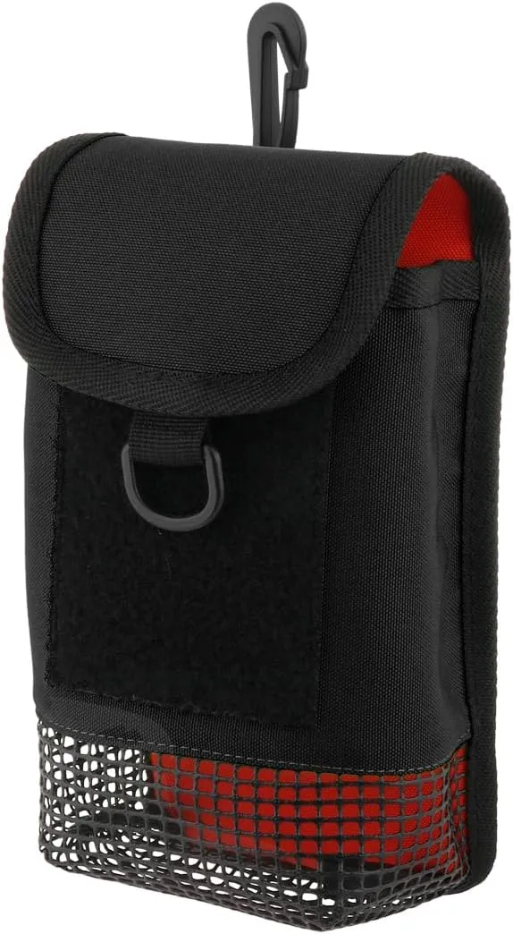 Scuba Diving Gear Bag, Safety SMB Mesh Gear Bag Finger Reel Storage Pocket Carry Case Pouch for Snorkeling Gear & Equipment