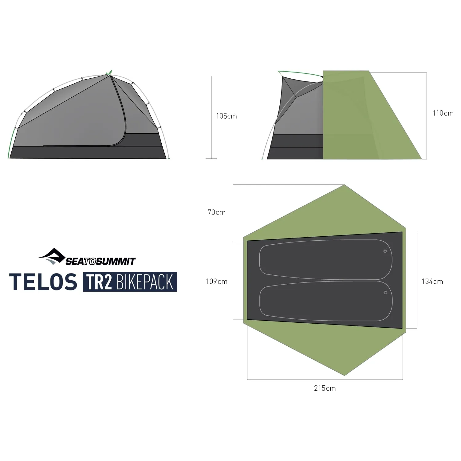 SEA TO SUMMIT Telos TR2 Bikepack Tent