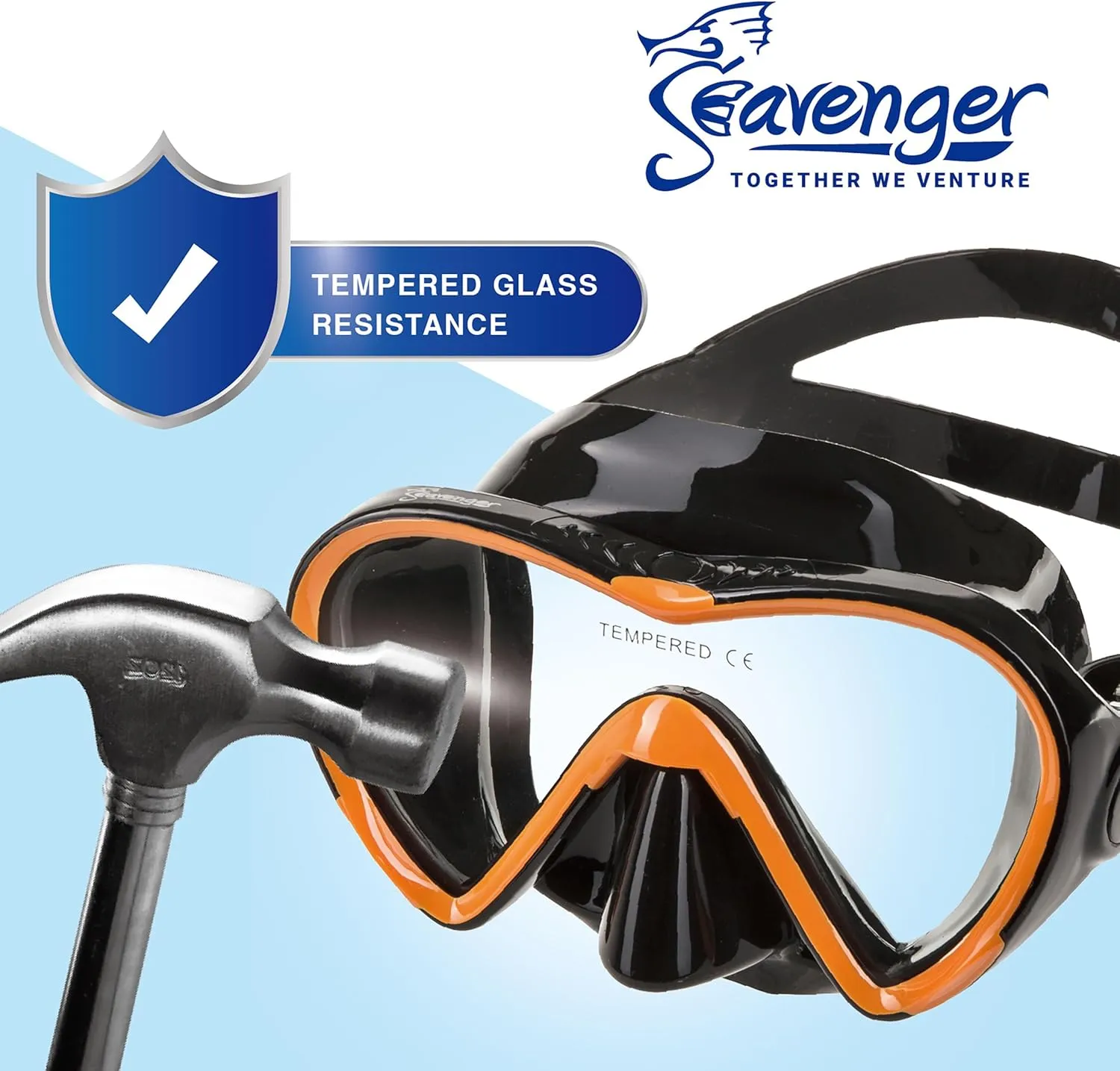 Seavenger Aviator Snorkeling Set with Gear Bag
