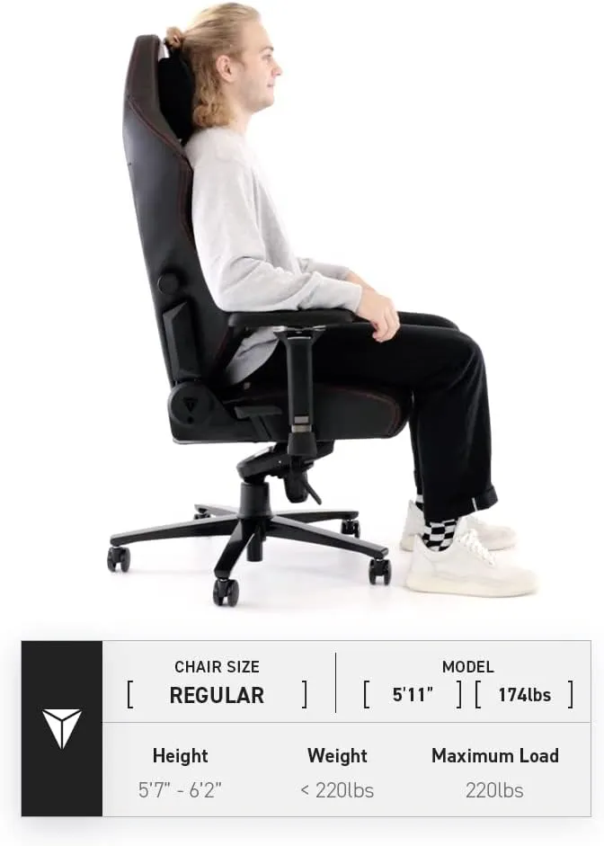 Secretlab Titan Evo Jinx Gaming Chair - Reclining - Ergonomic & Comfortable Computer Chair with 4D Armrests - Magnetic Head Pillow & 4-Way Lumbar Support - Black/Pink - Leatherette