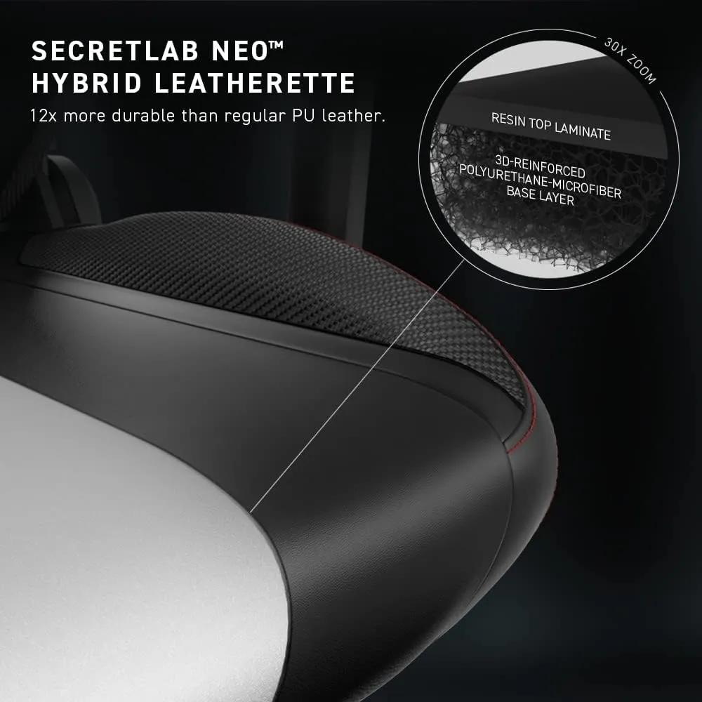 Secretlab Titan Evo K/DA All Out Gaming Chair - Reclining - Ergonomic & Comfortable Computer Chair with 4D Armrests - Magnetic Head Pillow & Lumbar Support - Small - Black - Leatherette