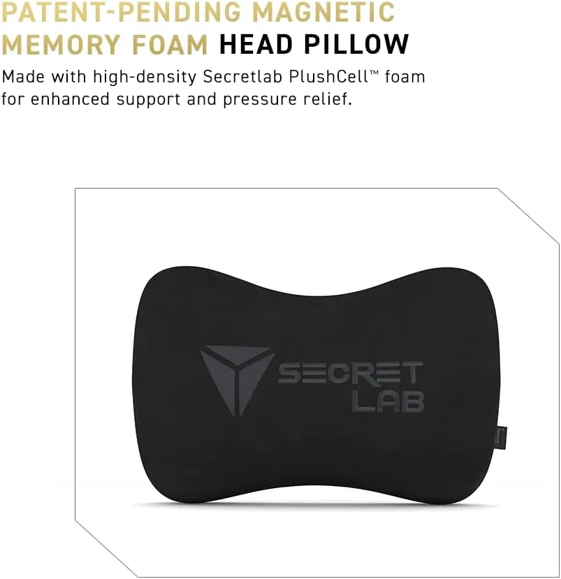 Secretlab Titan Evo K/DA All Out Gaming Chair - Reclining - Ergonomic & Comfortable Computer Chair with 4D Armrests - Magnetic Head Pillow & Lumbar Support - Small - Black - Leatherette