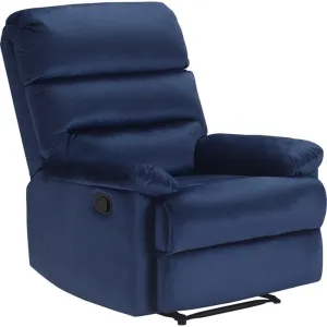 Serta Truly Home Davis Recliner Chair Blue