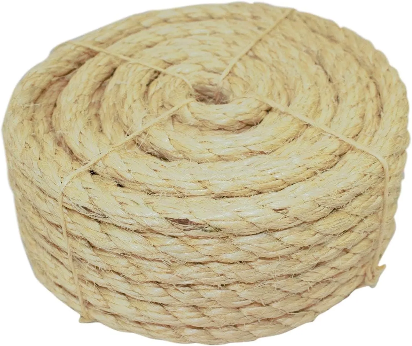 SGT KNOTS Twisted Sisal Rope Muti Purpose Durable - Sisal Twine Natural Rope and Thick Twine for Crafts, DIY, Gardening, Decor, Indoor, Outdoor Use - Sisal Rope in Multiple Lengths