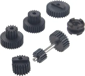 ShareGoo 1Set Gearbox Steel Gear Set Fit for Dual-Speed Transmission Gear Box Compatible with WPL B1 B14 B24 B16 B36 C14 C24 1/16 RC Car