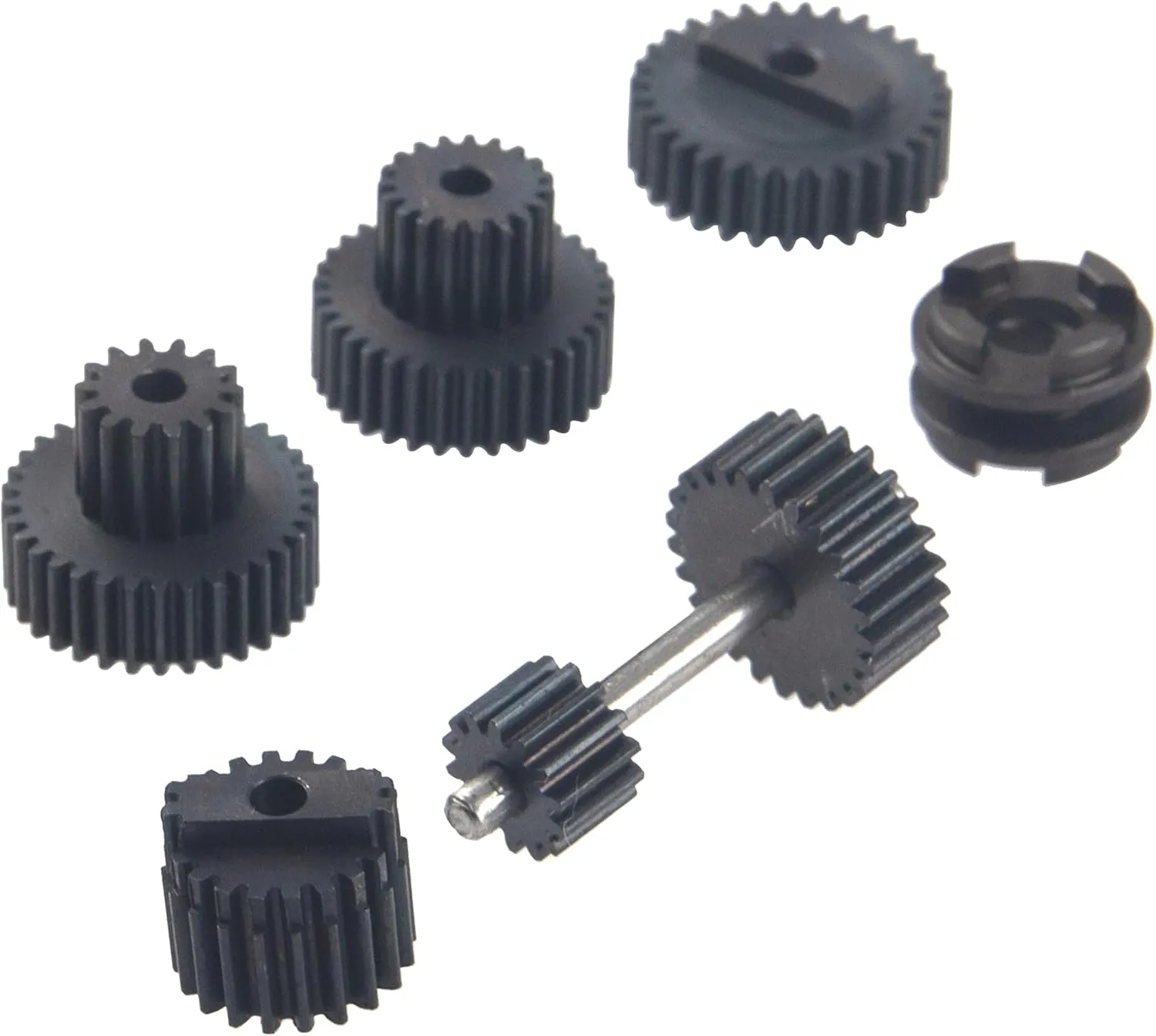 ShareGoo 1Set Gearbox Steel Gear Set Fit for Dual-Speed Transmission Gear Box Compatible with WPL B1 B14 B24 B16 B36 C14 C24 1/16 RC Car