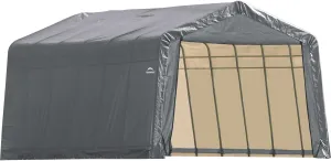 ShelterLogic 72434 Grey 12'x24'x8' Peak Style Shelter
