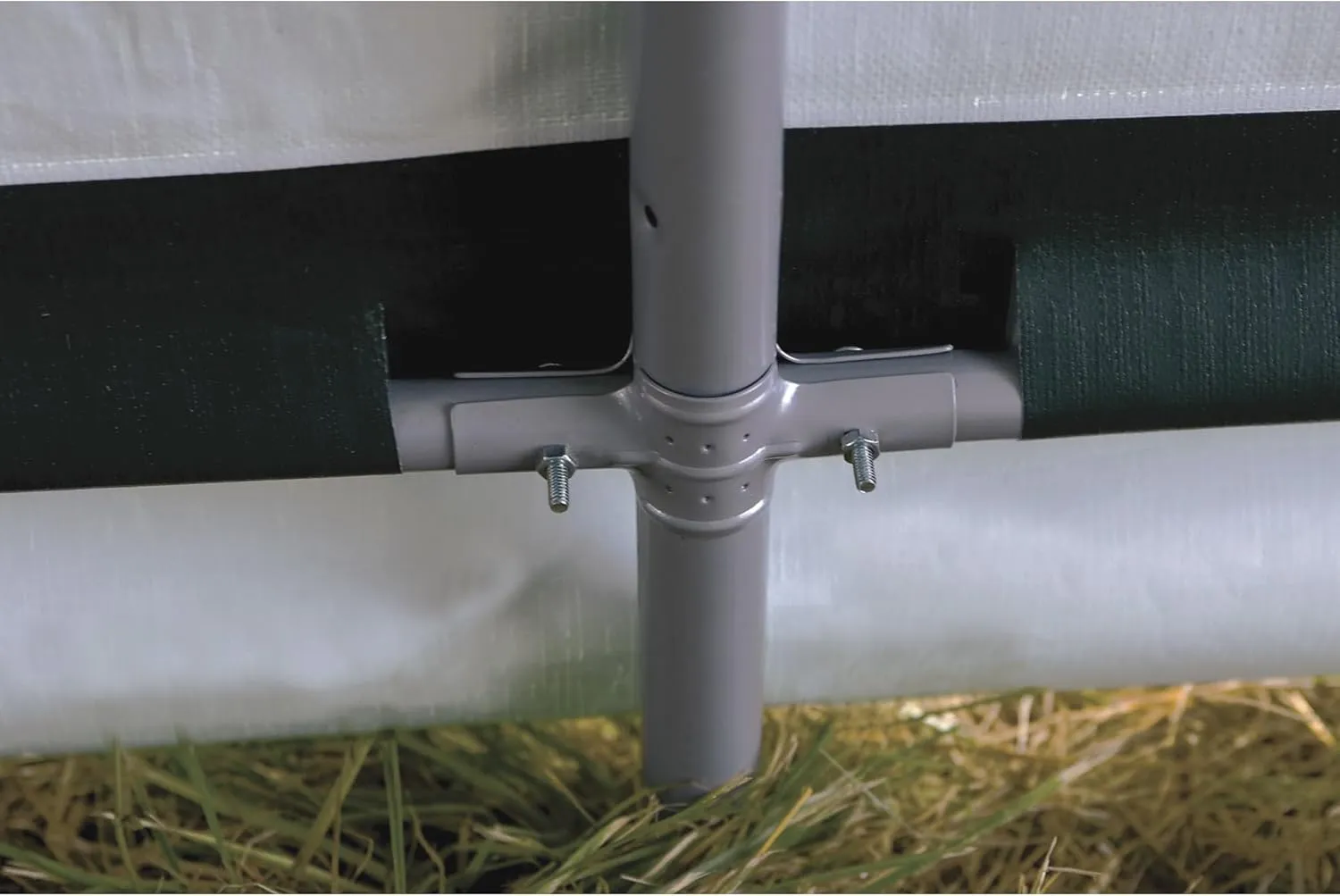 ShelterLogic 72434 Grey 12'x24'x8' Peak Style Shelter