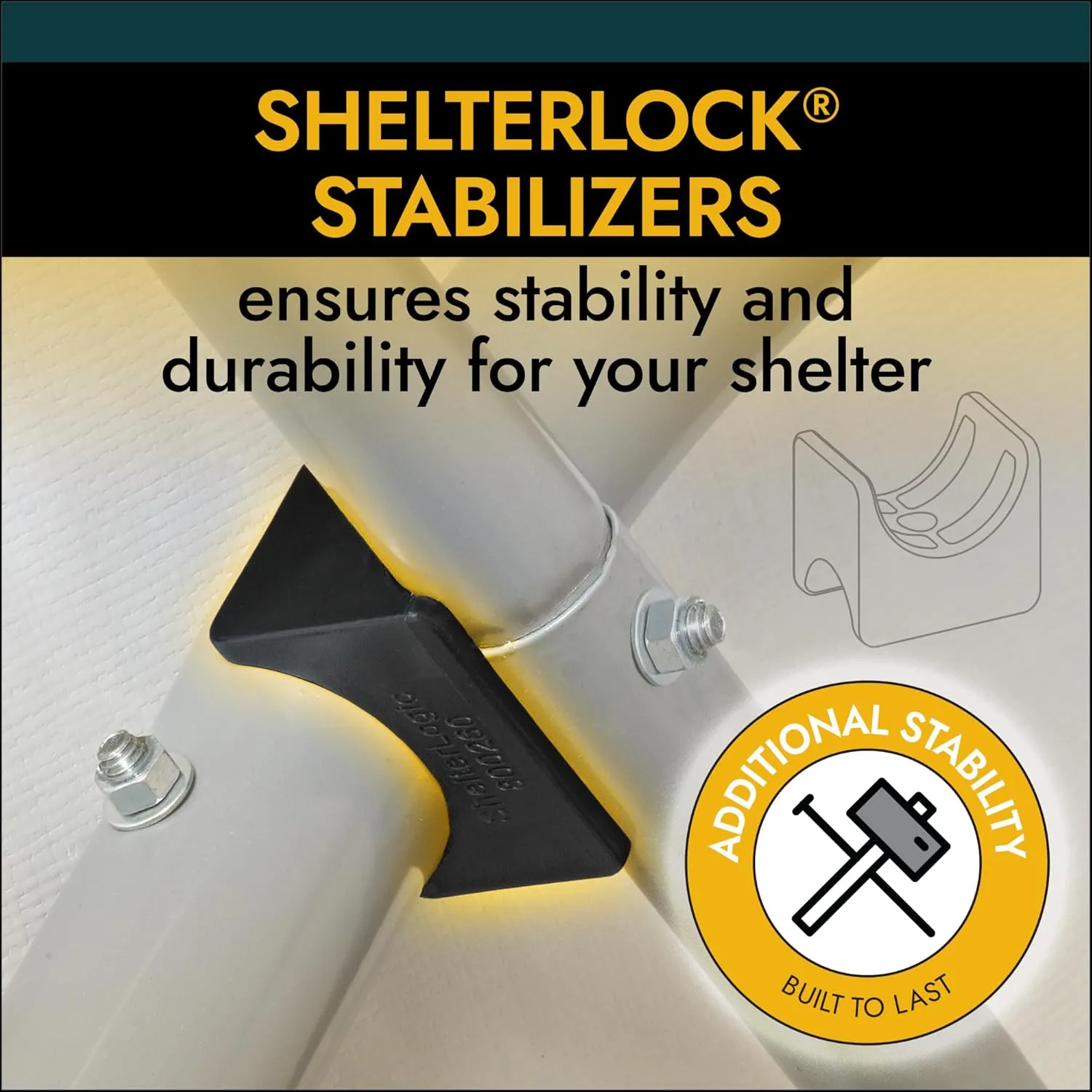 ShelterLogic 82143 Grey 22'x24'x12' Peak Style Shelter