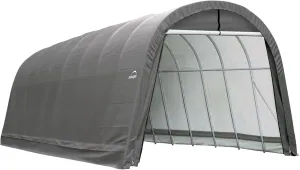 ShelterLogic Roundtop 14x32x12 ft. Instant Garage - All-Season Fabric-Covered Shelter for RVs, Trucks, Boats, Cars