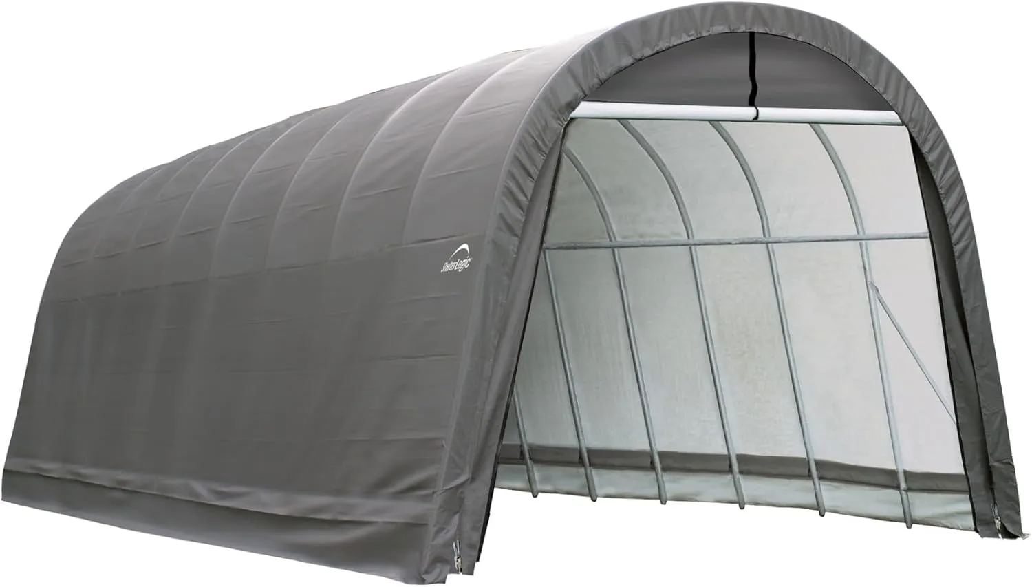 ShelterLogic Roundtop 14x32x12 ft. Instant Garage - All-Season Fabric-Covered Shelter for RVs, Trucks, Boats, Cars