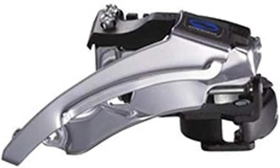 SHIMANO Altus Mountain Bike Front Derailleur - Multi-Clamp (Top-Swing/Dual Pull/Band-Type 34.9MM (W/31.8 & 28.6MM Adapter) - FD-M310)