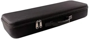 Shockproof Fishing Tackle Storage Bag Fishing Rod Reel Gear Hard Shell Case Bag Fishing Accessories Tool, Black