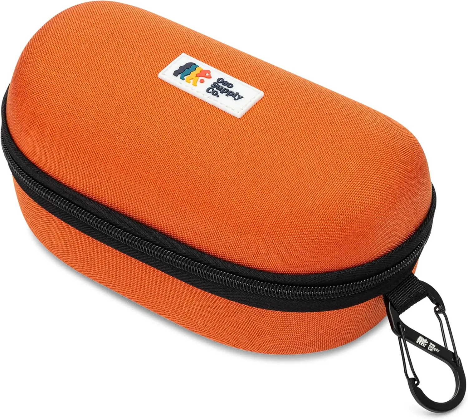 Shockproof Water-Resistant Snow Goggles Case, Hard Shell for Large Ski & Snowboard Goggles, Lightweight