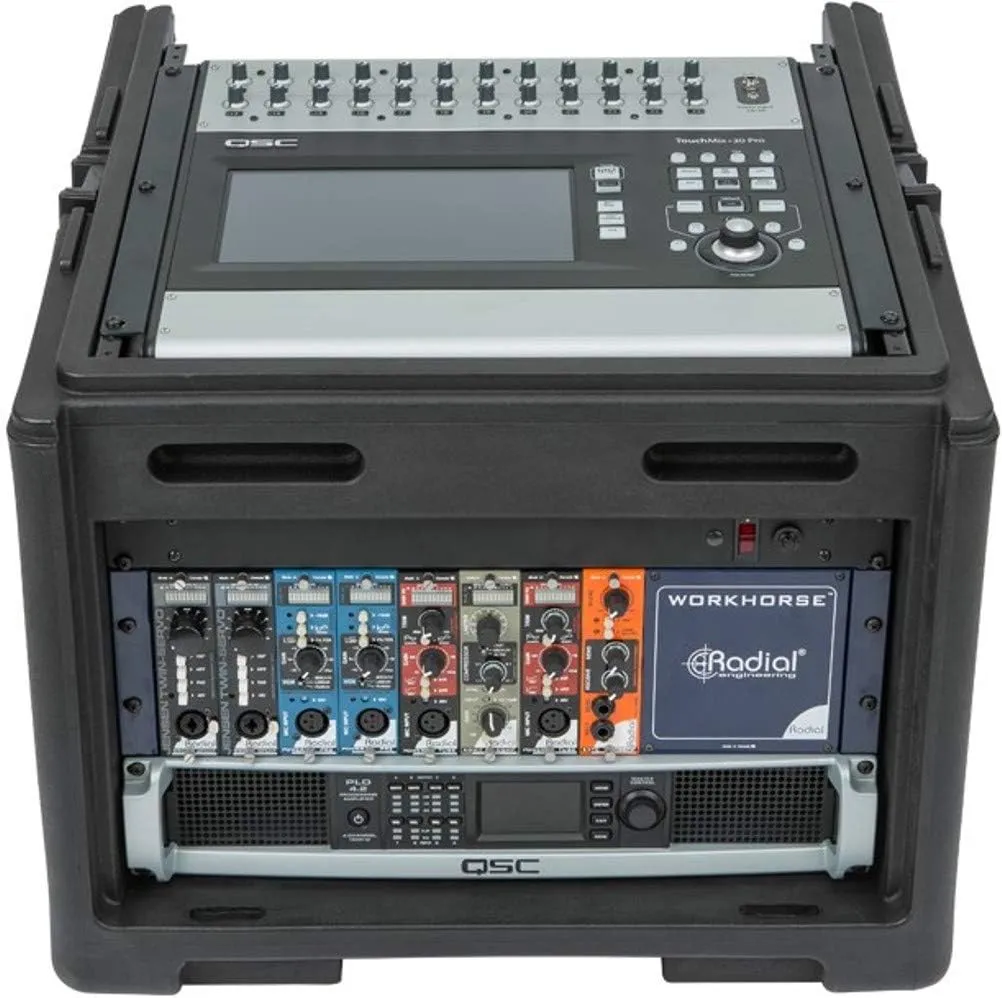 SKB Cases 1SKB-R106W Compact 10x6 Rolling Rig, Rotationally Molded of Linear Medium Density Polyethylene (LMDPE) for Maximum Impact Resistance, Top and Doors Are Injection Molde