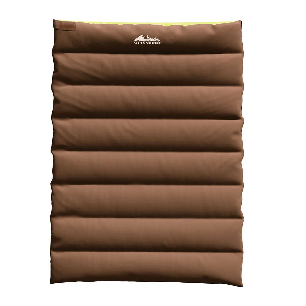 Sleeping Bag Double Thermal Camping & Hiking Tent - Brown -5°C