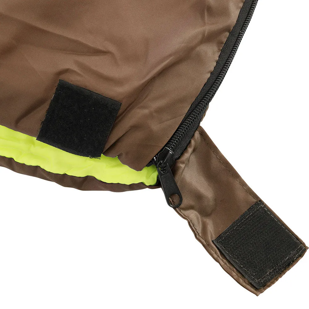 Sleeping Bag Double Thermal Camping & Hiking Tent - Brown -5°C