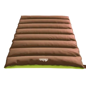 Sleeping Bag Double Thermal Camping & Hiking Tent - Brown -5°C