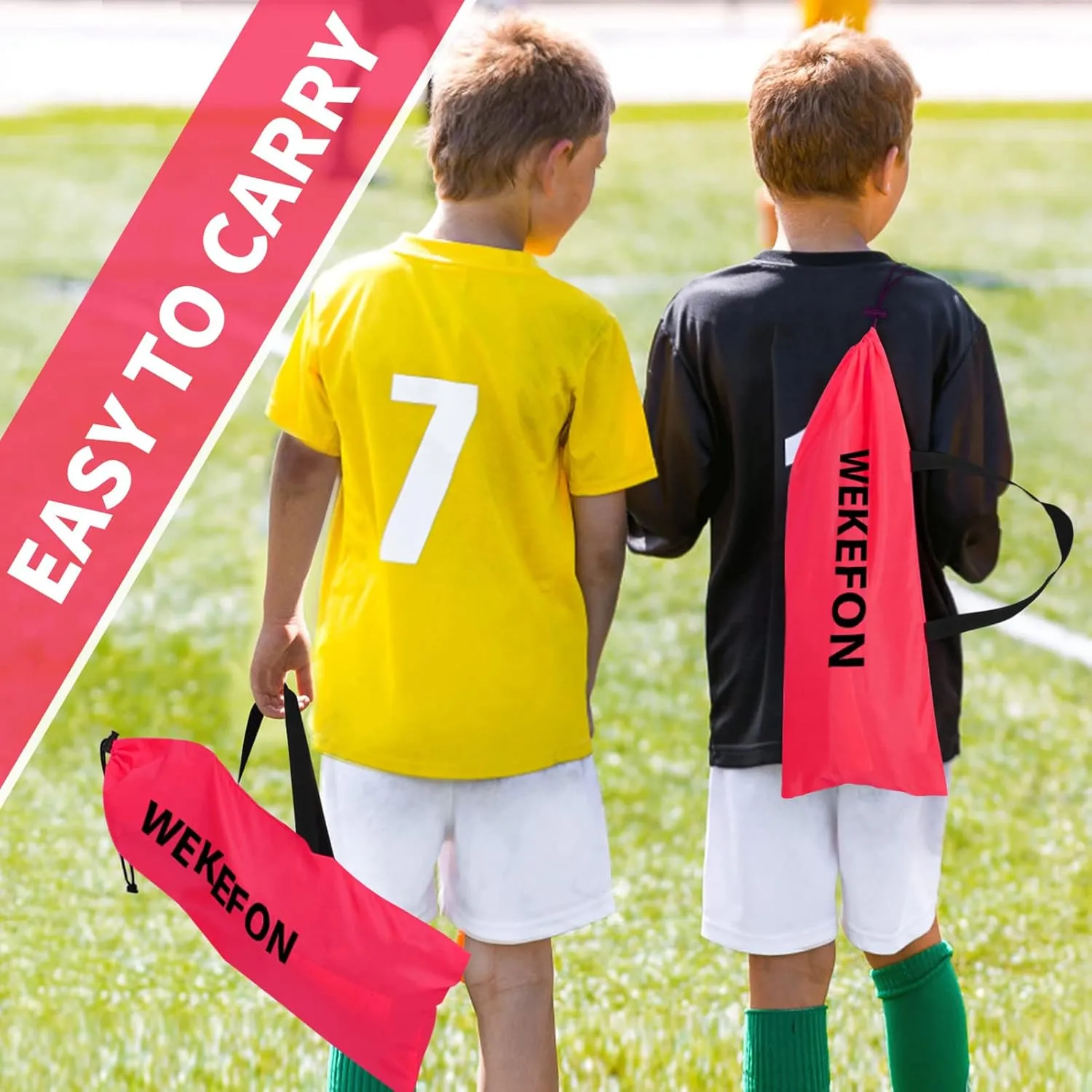 Soccer Goal 5' x 3.1' Portable Soccer Net with Carry Bag for Backyard Games and Training for Kids and Youth Soccer Practice, 1 Pack