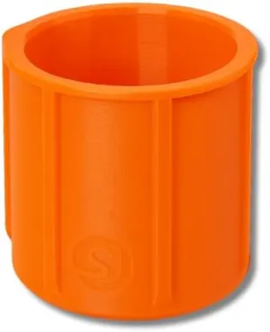 SoftJaw Extreme Magnetic Cupholder | Heavy-Duty Rubber Tool Holder with 100  lbs Magnet Pull Force | Scratch-Resistant & Durable for Equipment, Worksites, Tailgating & More | Made in USA (Orange)