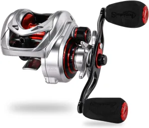 Sougayilang Baitcasting Reel – Lightweight Graphite Frame – 9   1 Anti-Reverse Ball Bearings, 8.0:1 High-Speed Gear Ratio Fishing Reel