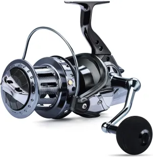 Sougayilang Spinning Reels 10000 Series Surf Fishing Reels,10 1 Stainless BB Ultra Smooth Powerful with CNC Aluminum Spool Fishing Reels for Saltwater Freshwater