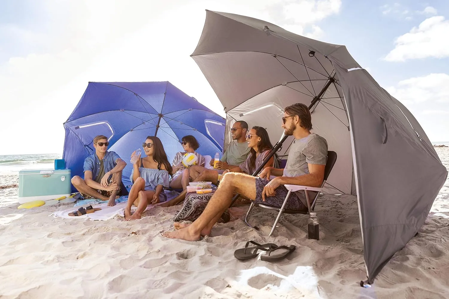Sport-Brella Premiere XL UPF 50  Umbrella Shelter for Sun and Rain Protection