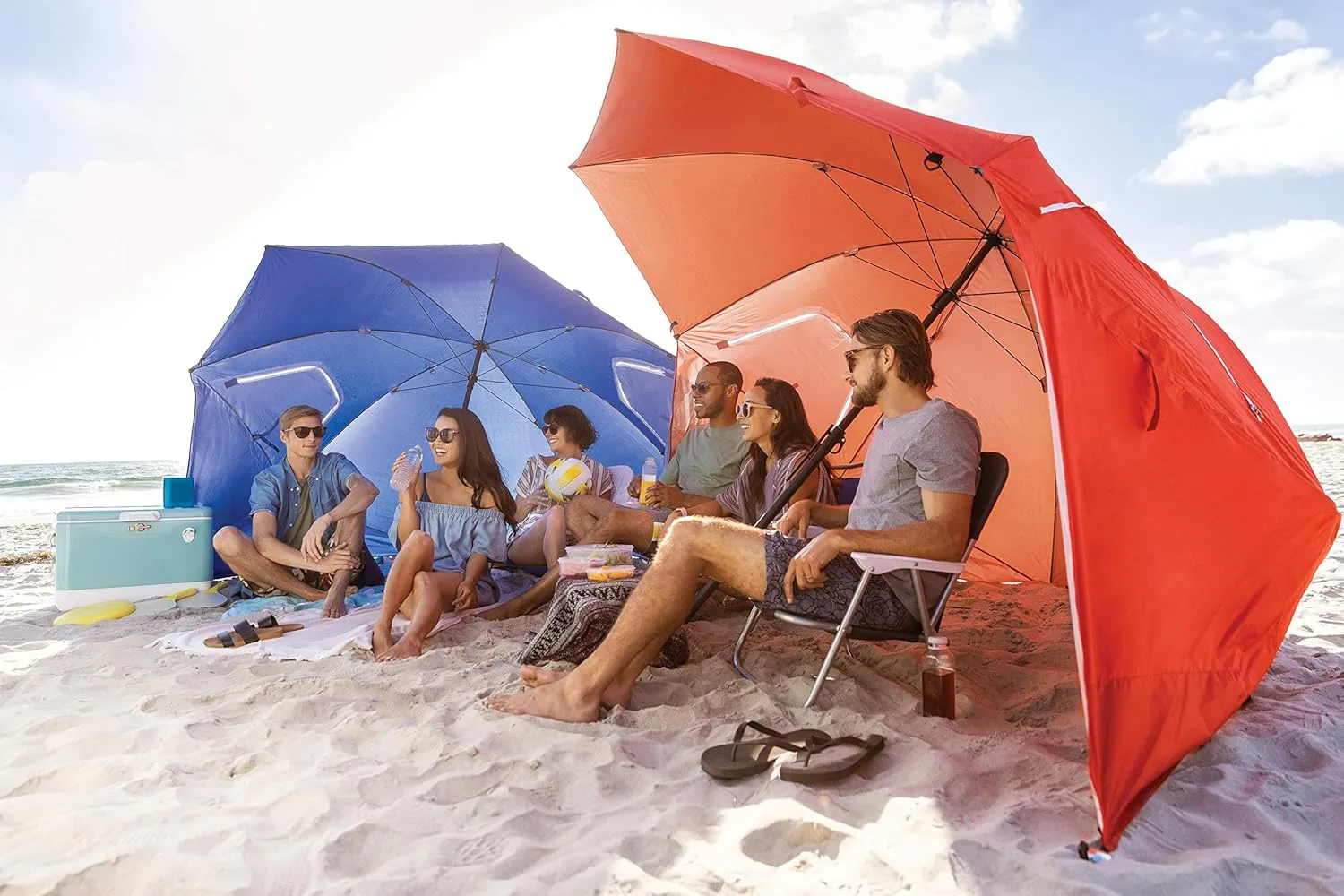 Sport-Brella Premiere XL UPF 50  Umbrella Shelter for Sun and Rain Protection