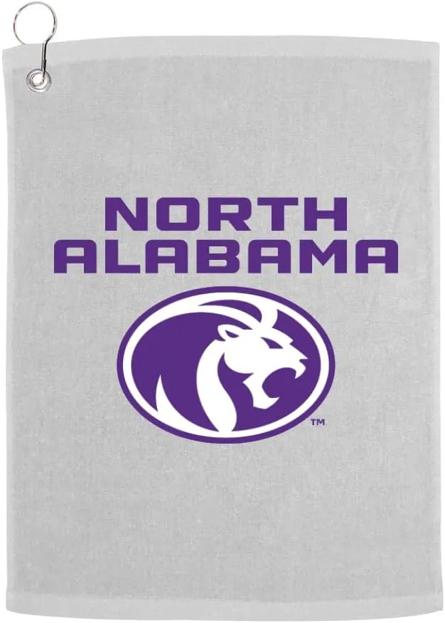 Sport Your Gear North Alabama Lions Prime Logo Golf Bag Towel with Grommet White